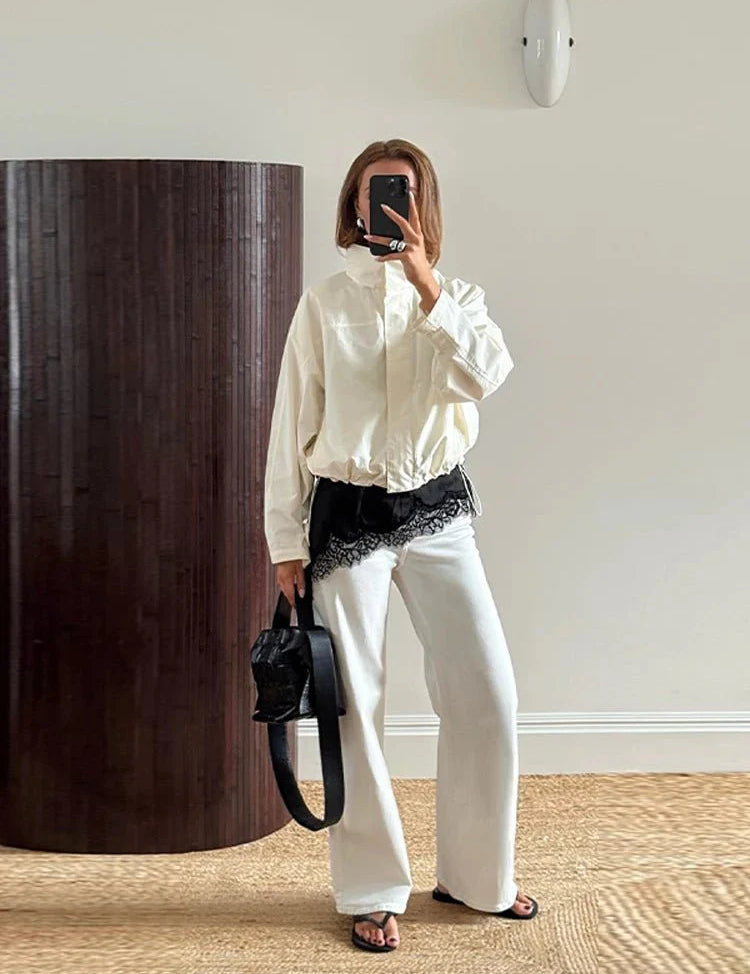 seame-francesca-womens-jacket-stylish-windbreaker-cropped-bomber-with-stand-collar-white-8076276.webp