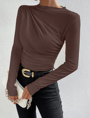 Mimi - Shirt with Ruffles and Long Sleeves