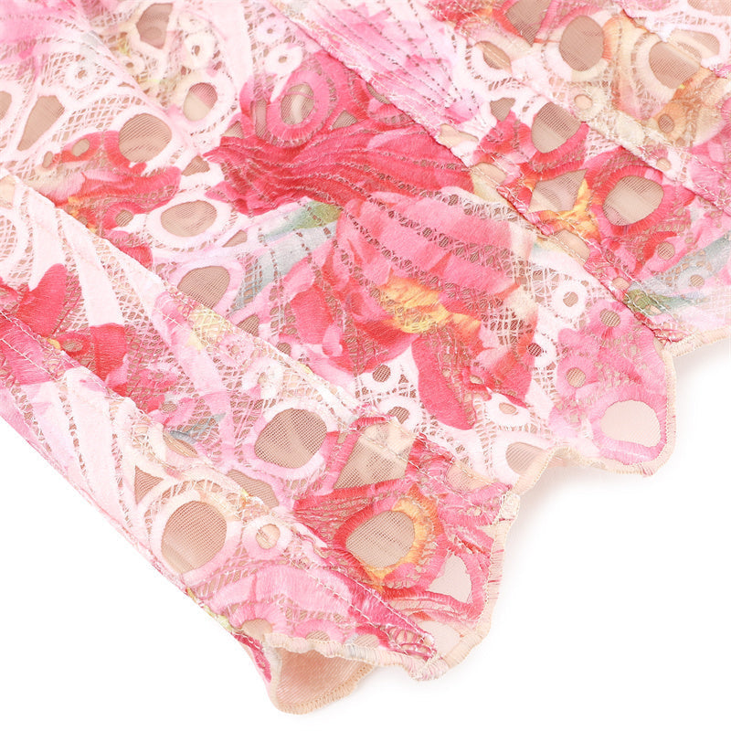 Lace Corset Top with Strapless Fit for Women
