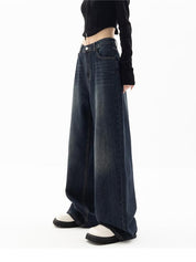 Women's Jeans with Baggy Fit and Vintage Style