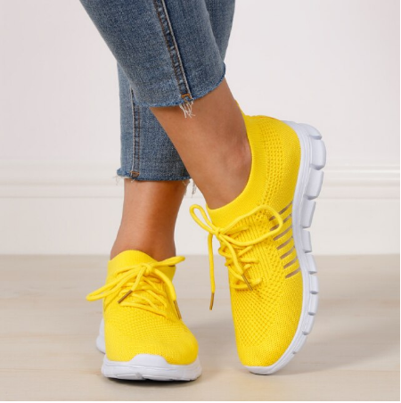 Comfortable Orthopedic Sneakers for Women with Slip-On Design